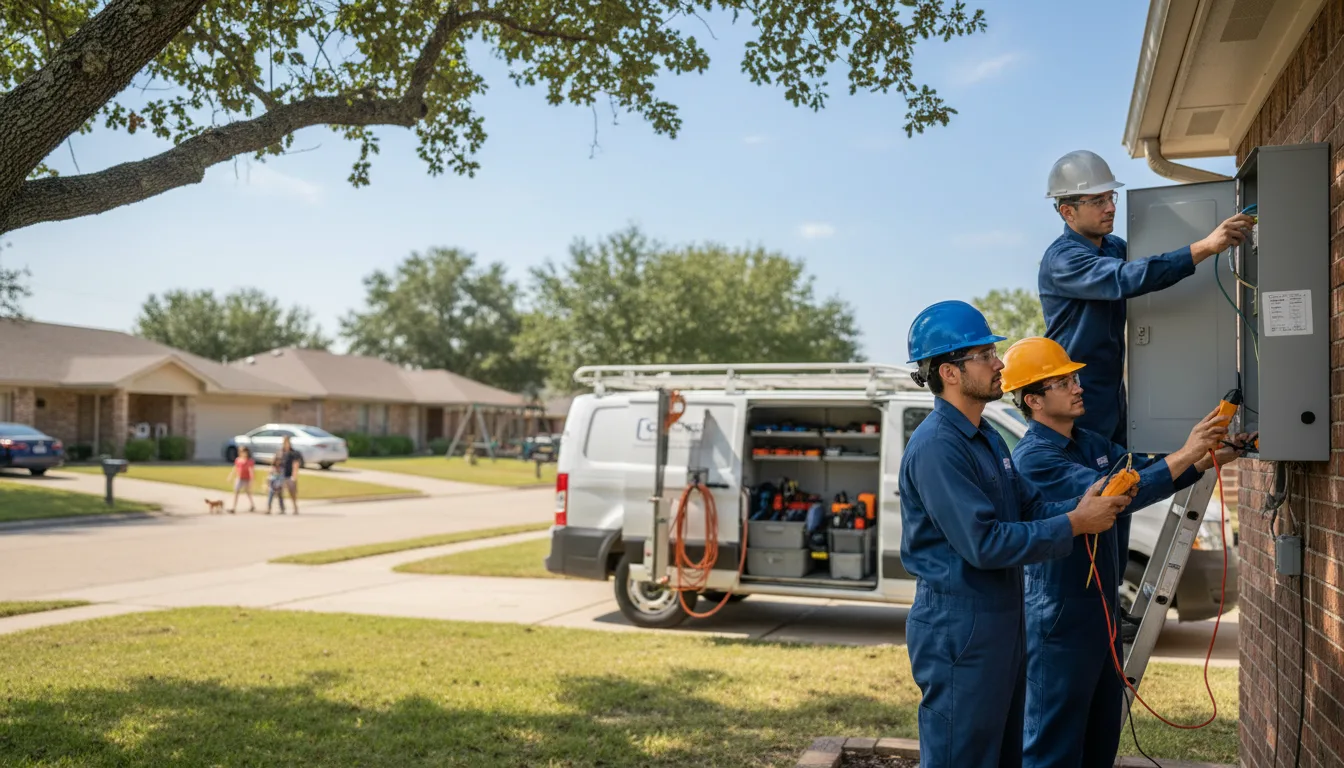 Certified electrician providing emergency electrical services in Sheffield, AL